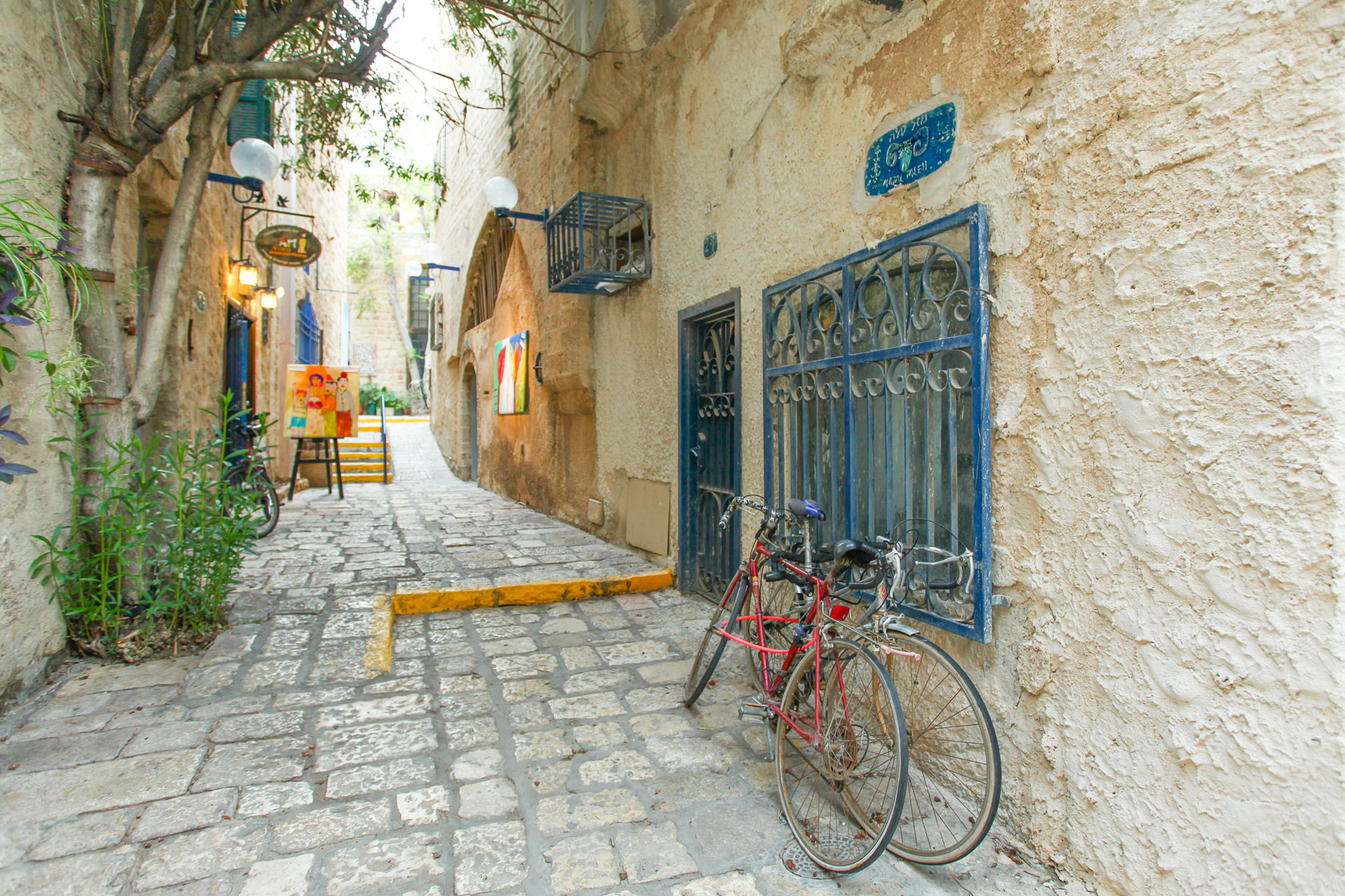 Typical alley in Jaffa, Tel Aviv