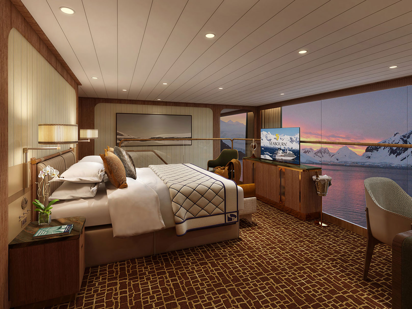 Wintergarden Suite on board Seabourn Expedition Ships