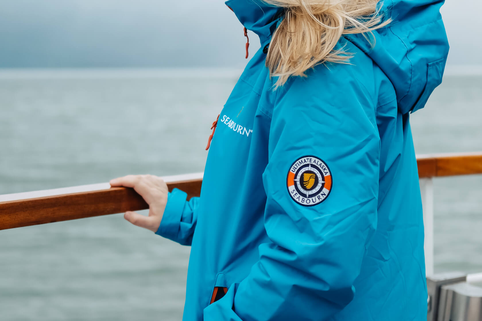 Seabourn jacket with logo