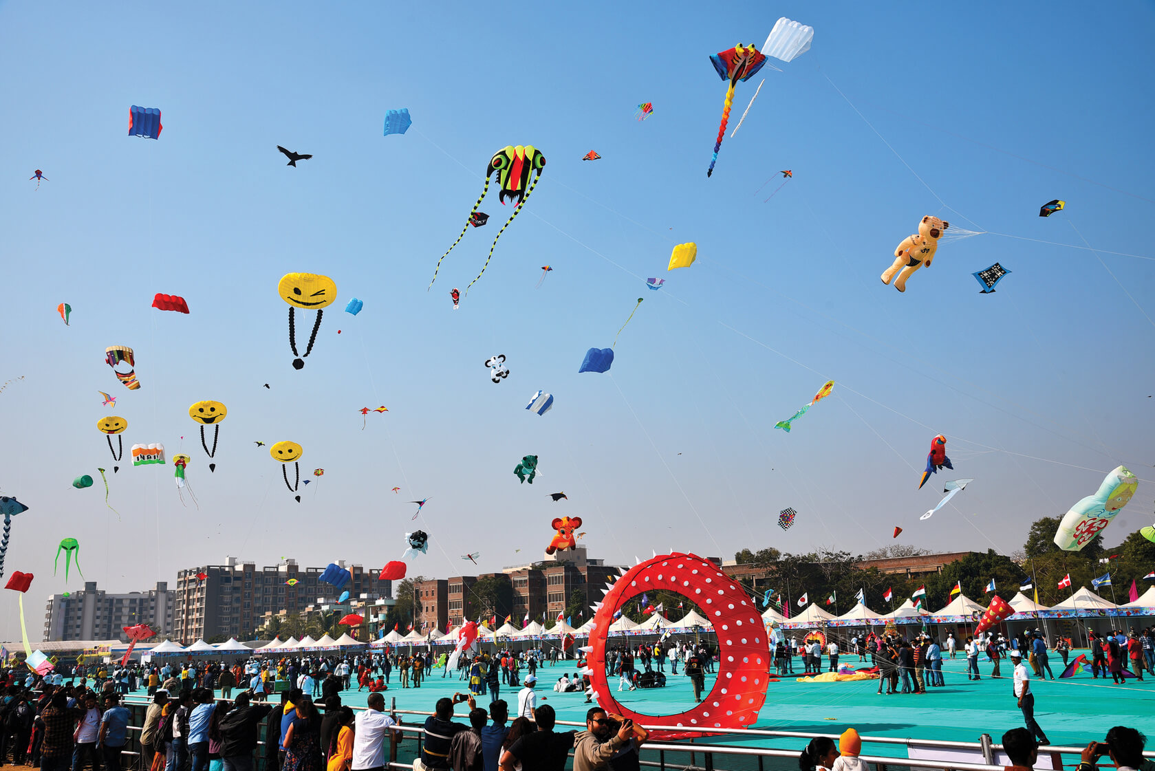 Kite Festival, Ahmedabad, Gujarat, India 