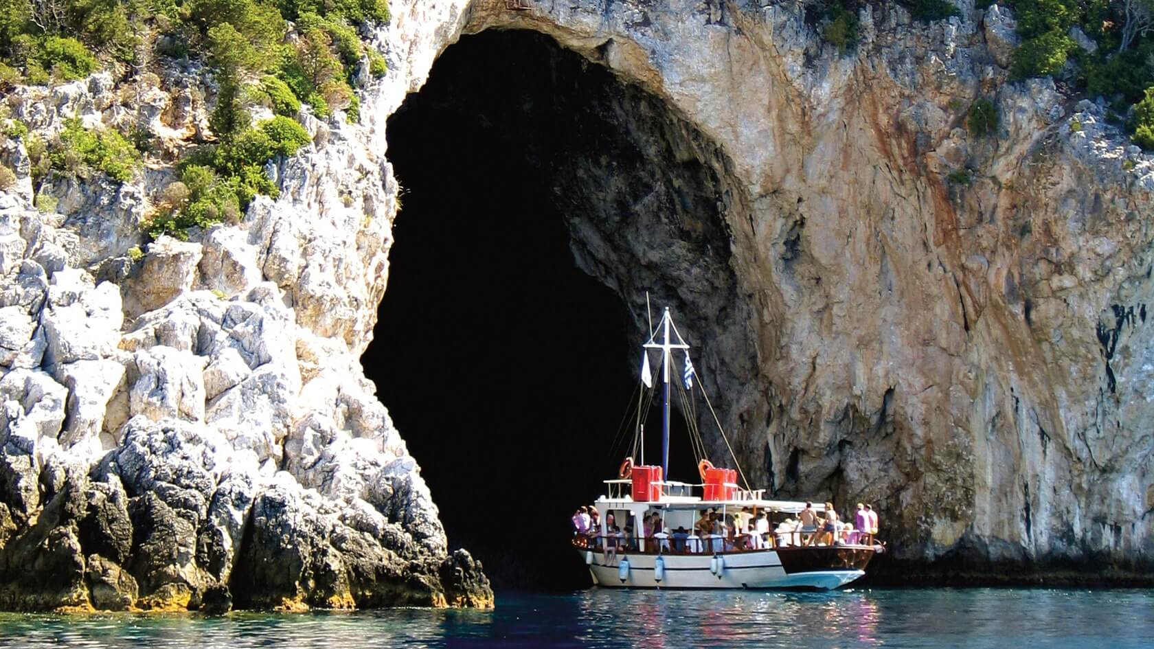Corfu, caves